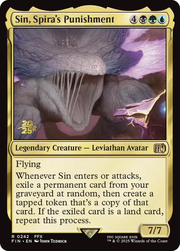 Sin, Spira's Punishment [FINAL FANTASY Prerelease Promo] | Good Games Cannington