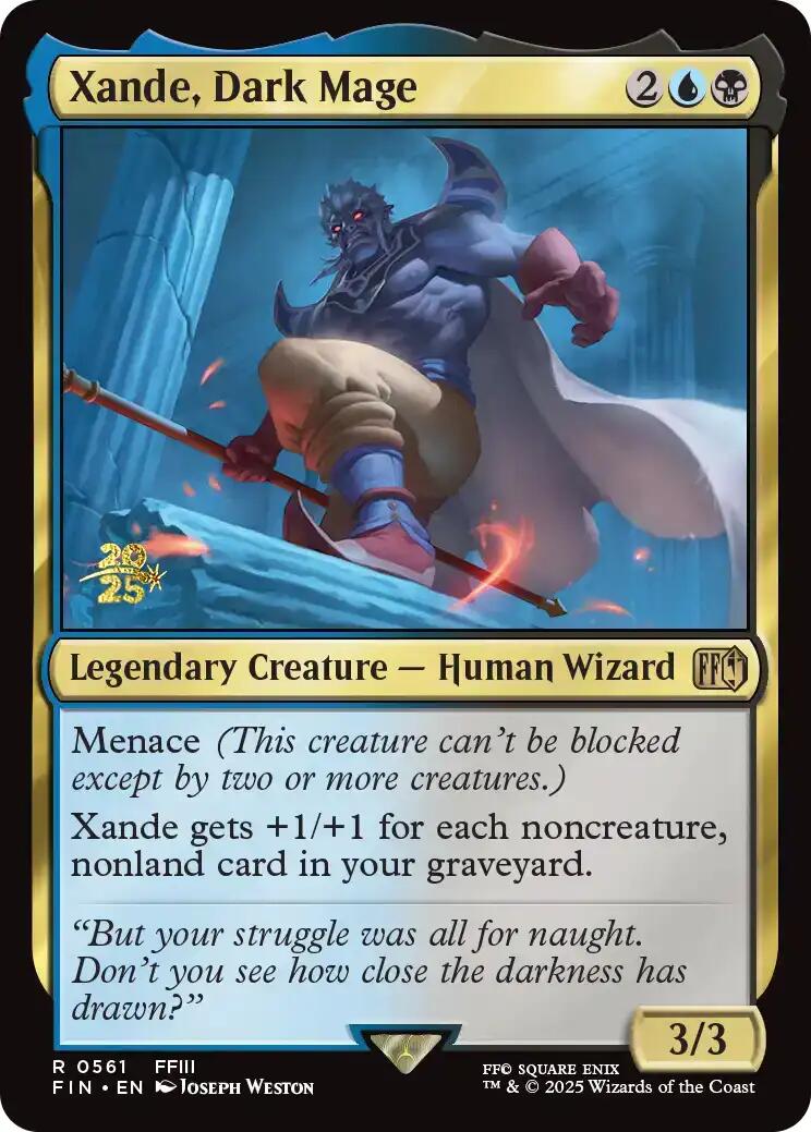 Xande, Dark Mage [FINAL FANTASY Prerelease Promo] | Good Games Cannington