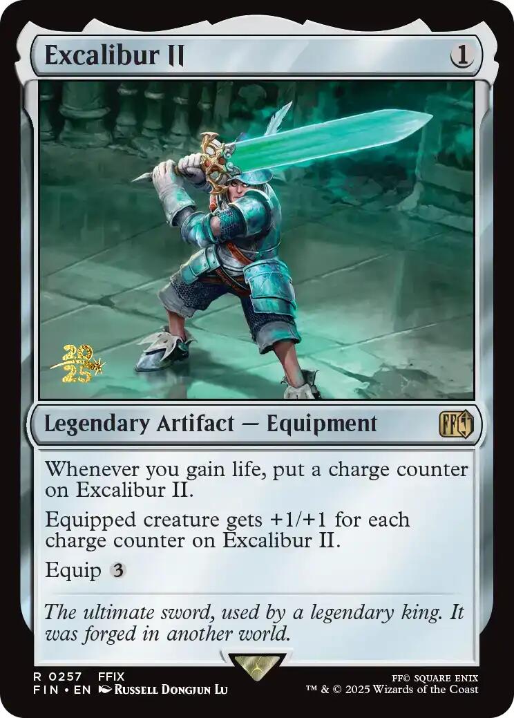 Excalibur II [FINAL FANTASY Prerelease Promo] | Good Games Cannington