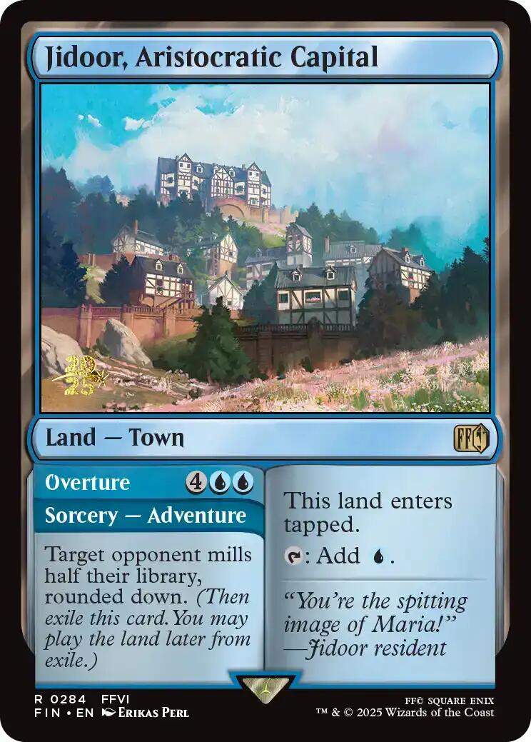 Jidoor, Aristocratic Capital [FINAL FANTASY Prerelease Promo] | Good Games Cannington