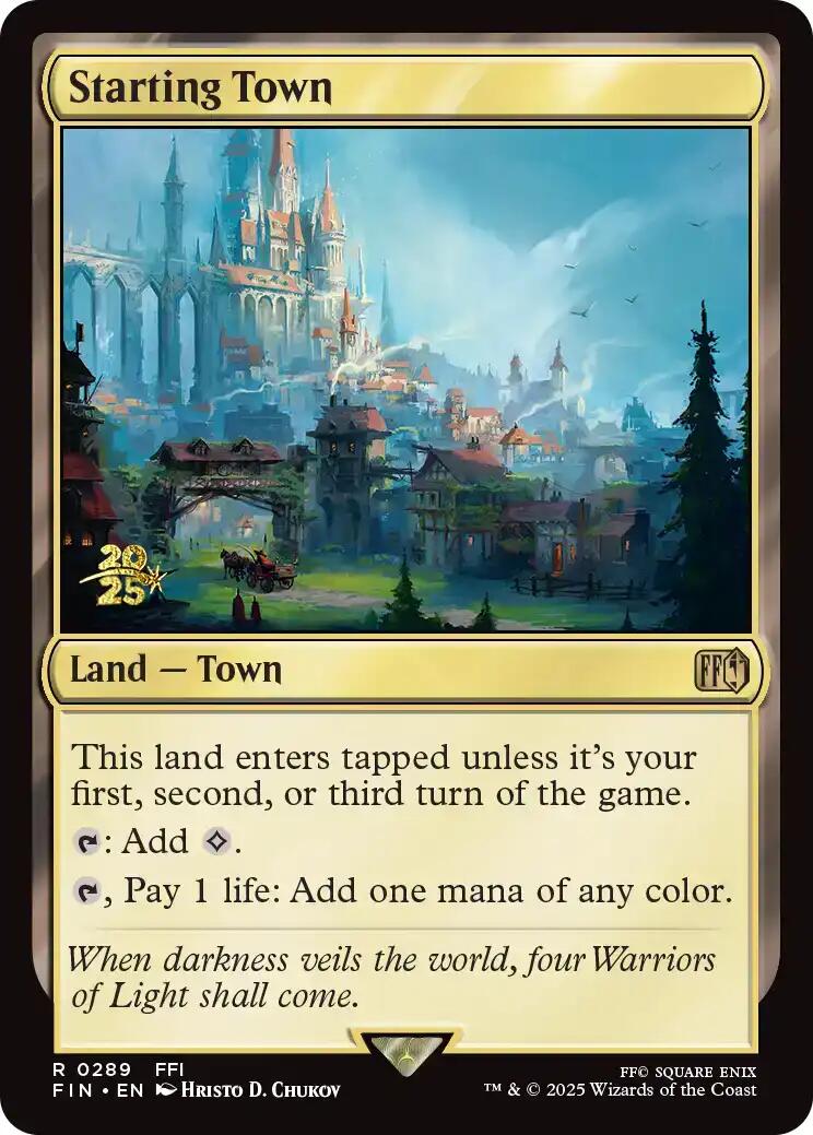 Starting Town [FINAL FANTASY Prerelease Promo] | Good Games Cannington