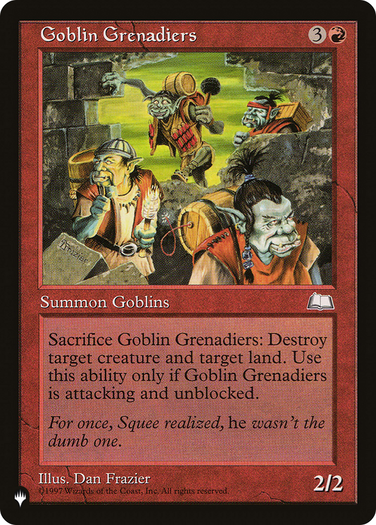 Goblin Grenadiers [The List] | Good Games Cannington
