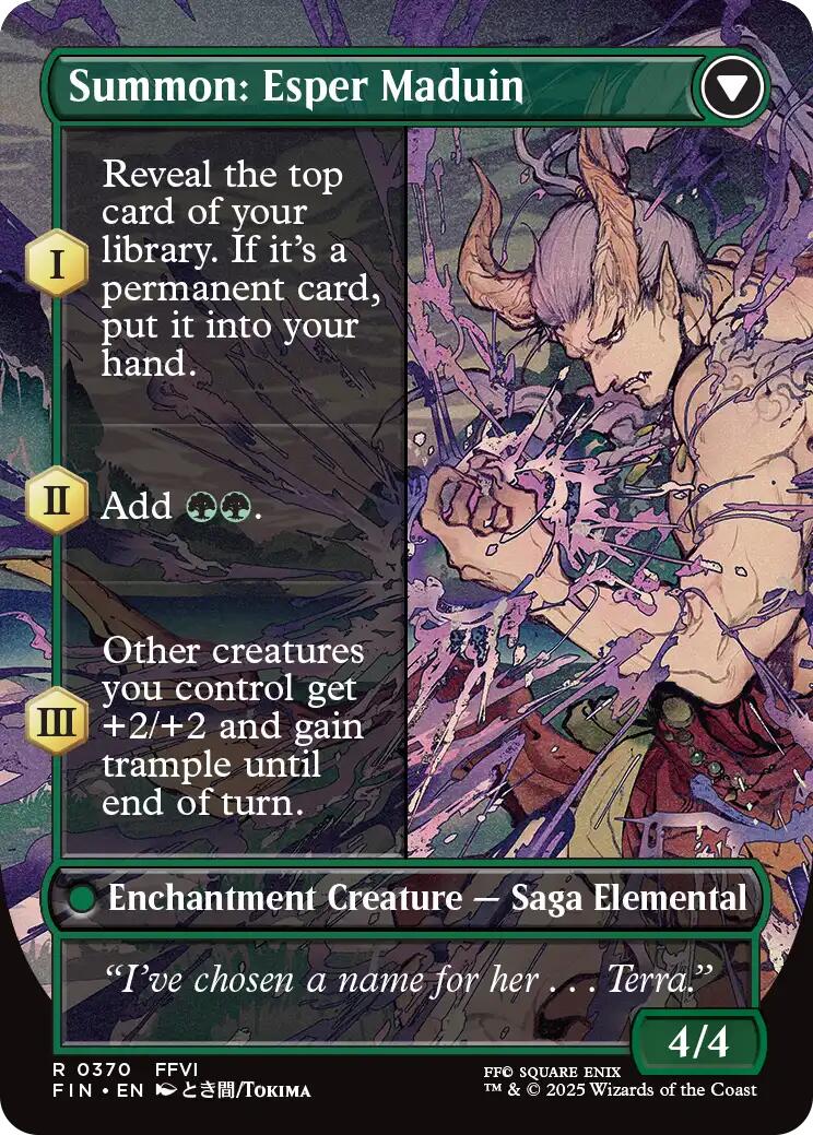Esper Origins // Summon: Esper Maduin (Borderless) [FINAL FANTASY] | Good Games Cannington