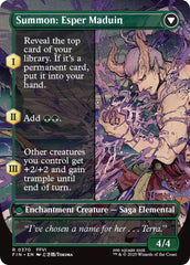 Esper Origins // Summon: Esper Maduin (Borderless) [FINAL FANTASY] | Good Games Cannington