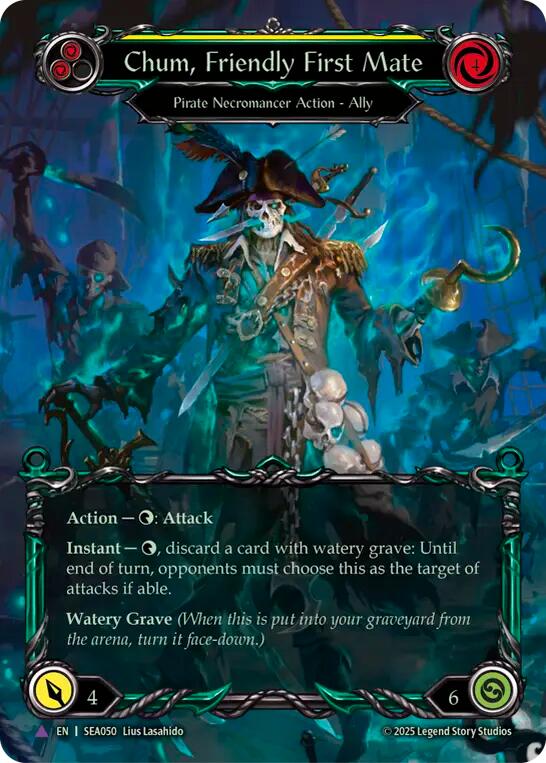 Chum, Friendly First Mate (Marvel Cold Foil) [SEA050] (High Seas)  Cold Foil | Good Games Cannington