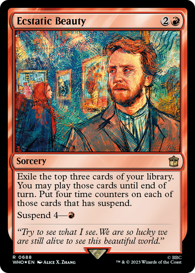 Ecstatic Beauty (Surge Foil) [Doctor Who] | Good Games Cannington