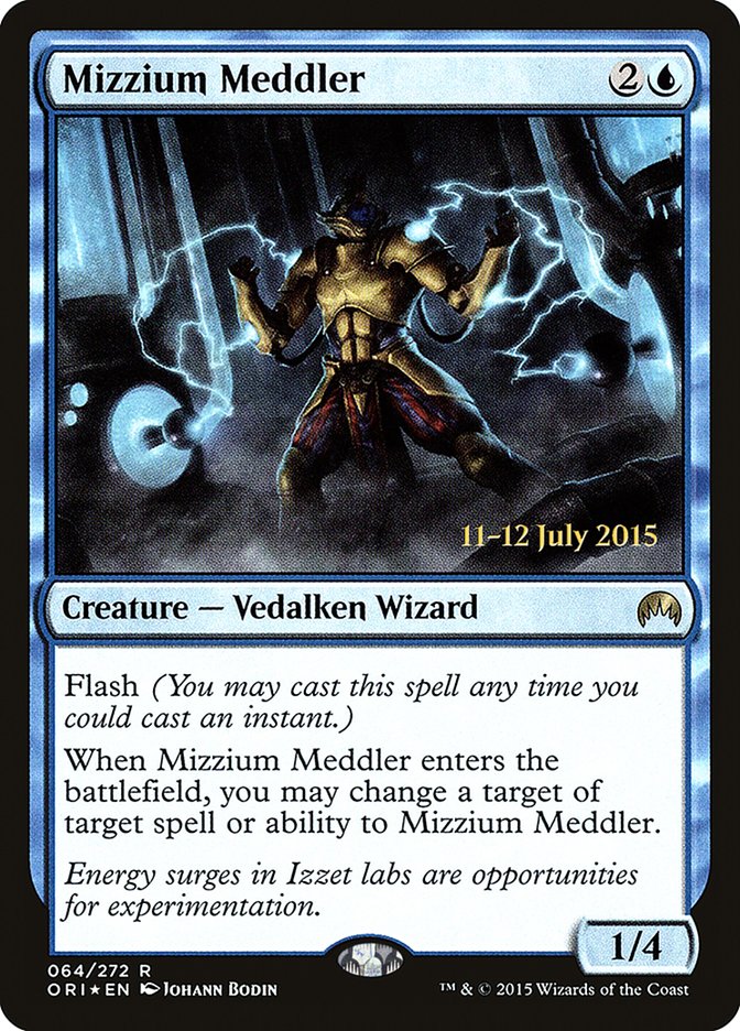 Mizzium Meddler [Magic Origins Prerelease Promos] | Good Games Cannington