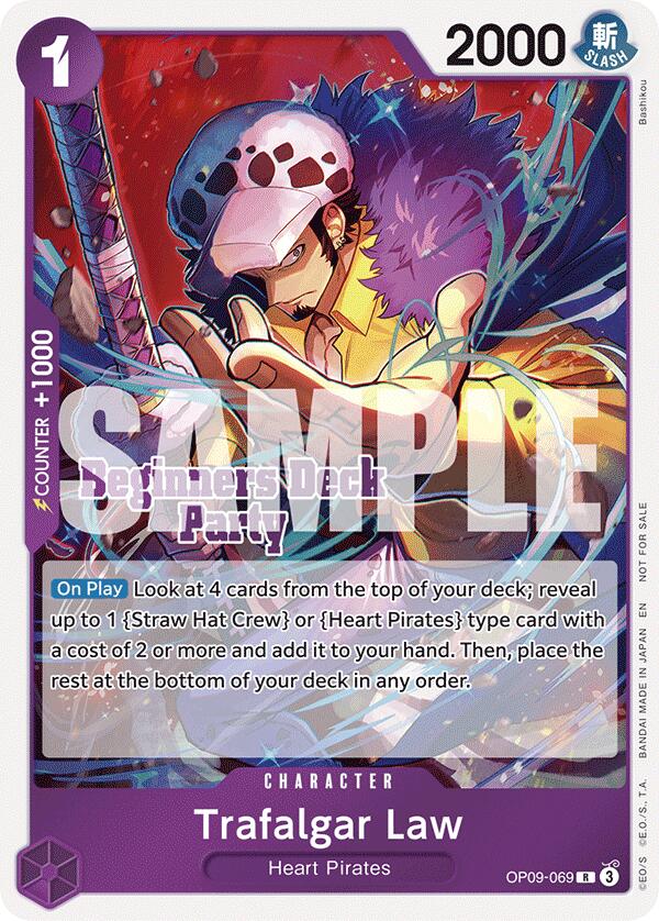 Trafalgar Law (ST-23 - ST-28 Beginners Deck Party) [Participation] [One Piece Promotion Cards] | Good Games Cannington