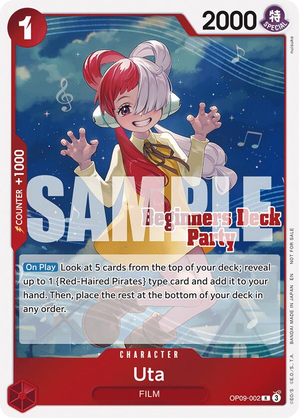 Uta (ST-23 - ST-28 Beginners Deck Party) [Participation] [One Piece Promotion Cards] | Good Games Cannington