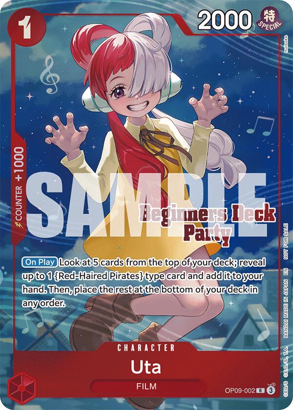 Uta (ST-23 - ST-28 Beginners Deck Party) [Winner] [One Piece Promotion Cards] | Good Games Cannington