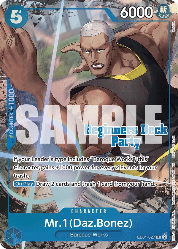 Mr. 1 (Daz.Bonez) (ST-23 - ST-28 Beginners Deck Party) [Winner] [One Piece Promotion Cards] | Good Games Cannington