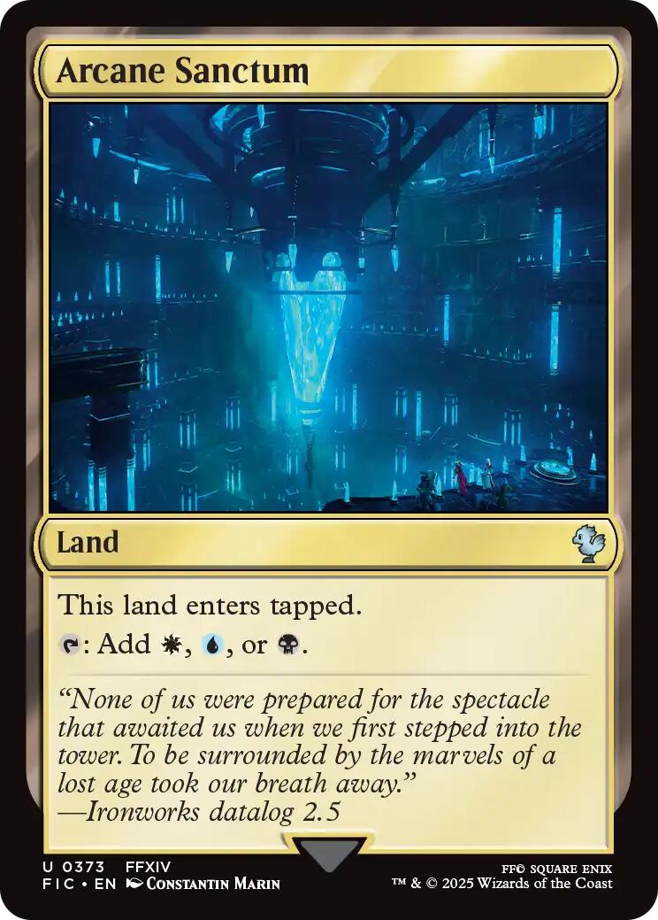 Arcane Sanctum (Surge Foil) [FINAL FANTASY Commander] | Good Games Cannington
