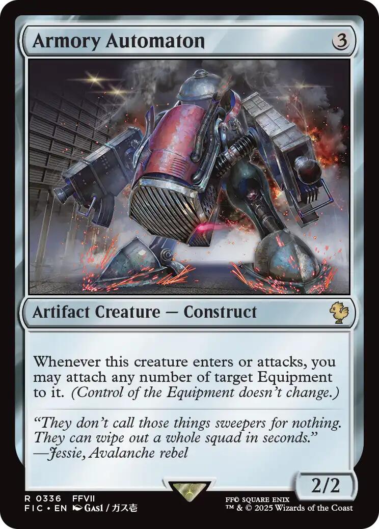 Armory Automaton (Surge Foil) [FINAL FANTASY Commander] | Good Games Cannington