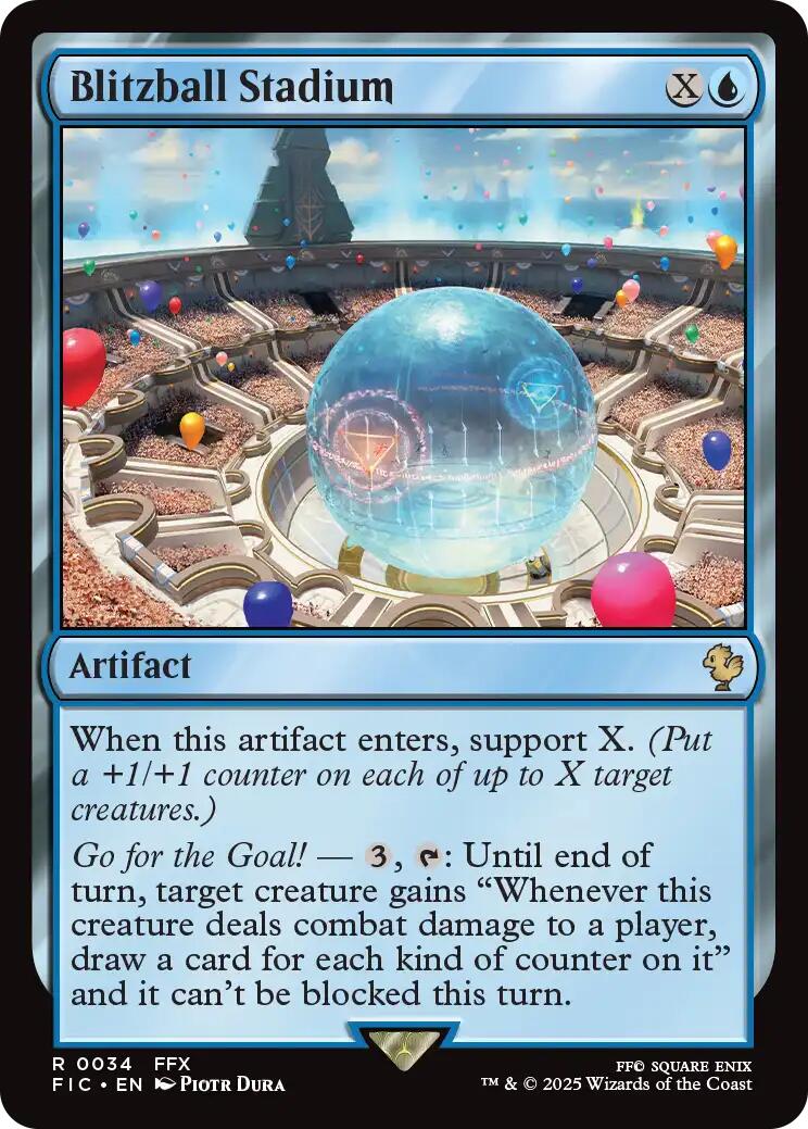 Blitzball Stadium (Surge Foil) [FINAL FANTASY Commander] | Good Games Cannington