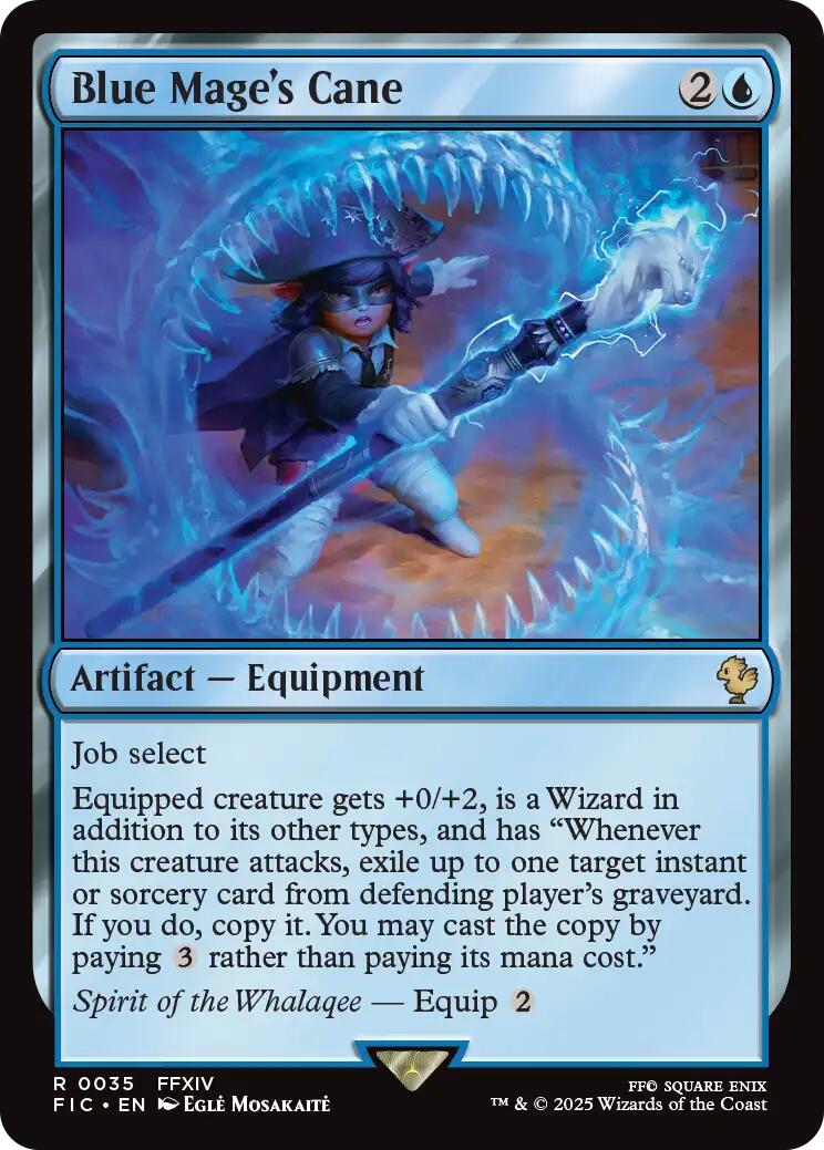 Blue Mage's Cane (Surge Foil) [FINAL FANTASY Commander] | Good Games Cannington