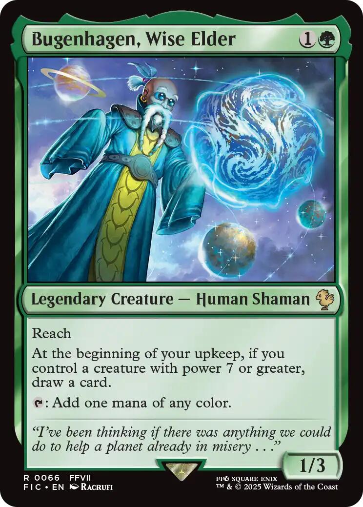 Bugenhagen, Wise Elder (Surge Foil) [FINAL FANTASY Commander] | Good Games Cannington