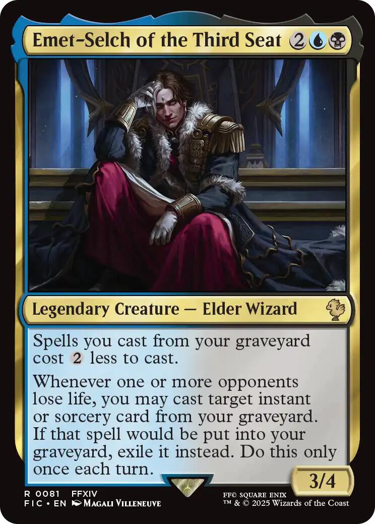 Emet-Selch of the Third Seat (Surge Foil) [FINAL FANTASY Commander] | Good Games Cannington