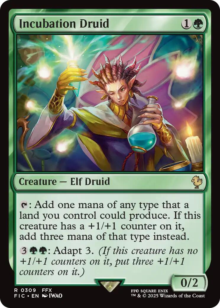 Incubation Druid (Surge Foil) [FINAL FANTASY Commander] | Good Games Cannington