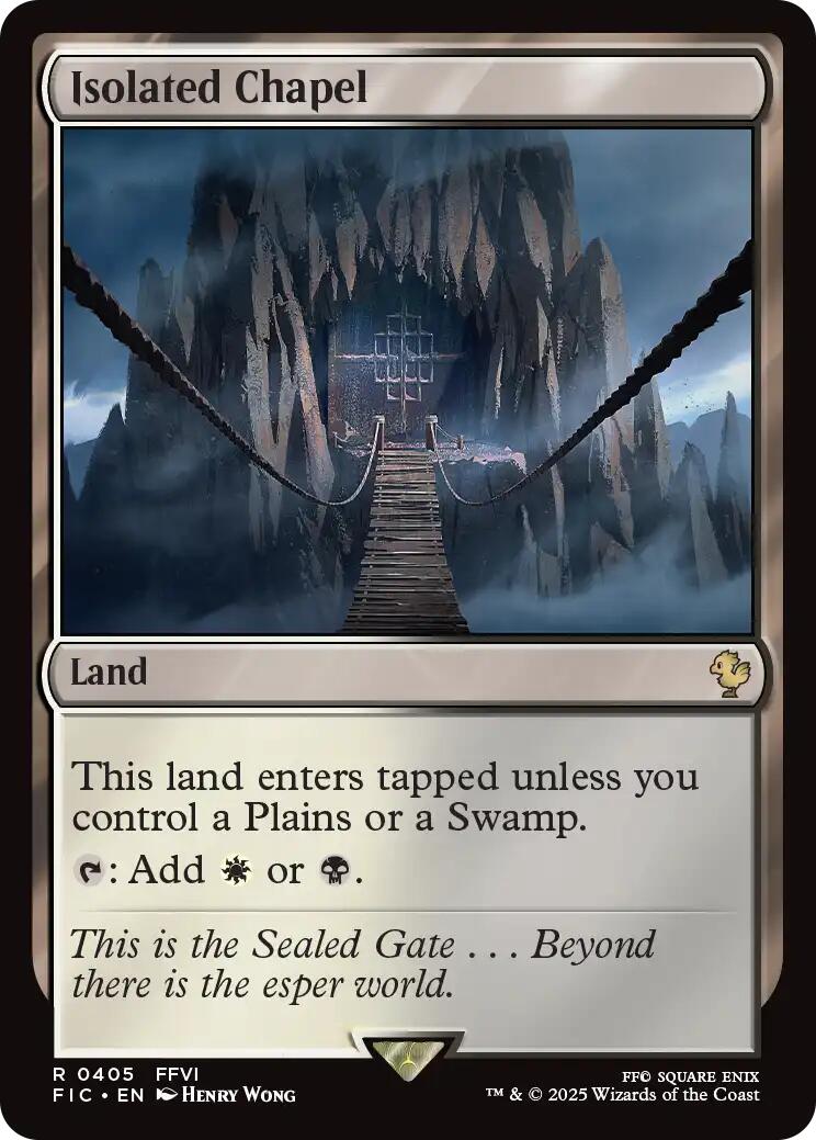 Isolated Chapel (Surge Foil) [FINAL FANTASY Commander] | Good Games Cannington