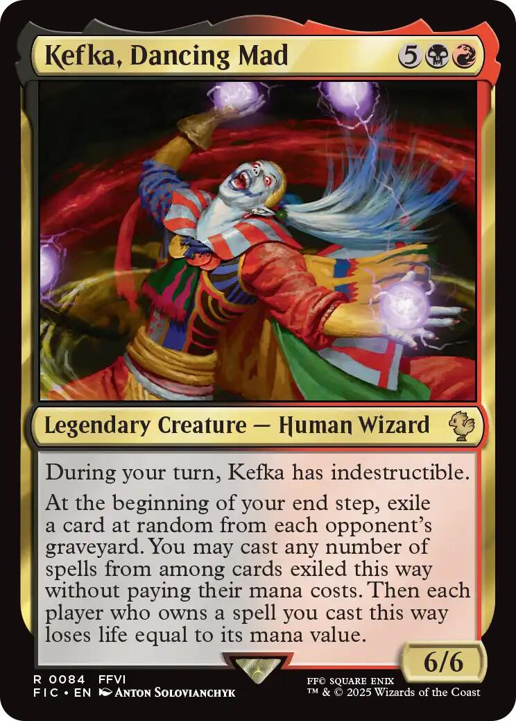 Kefka, Dancing Mad (Surge Foil) [FINAL FANTASY Commander] | Good Games Cannington