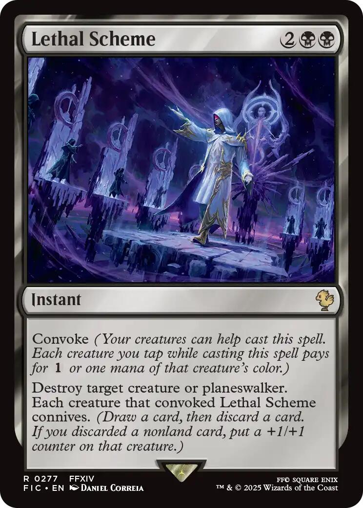 Lethal Scheme (Surge Foil) [FINAL FANTASY Commander] | Good Games Cannington