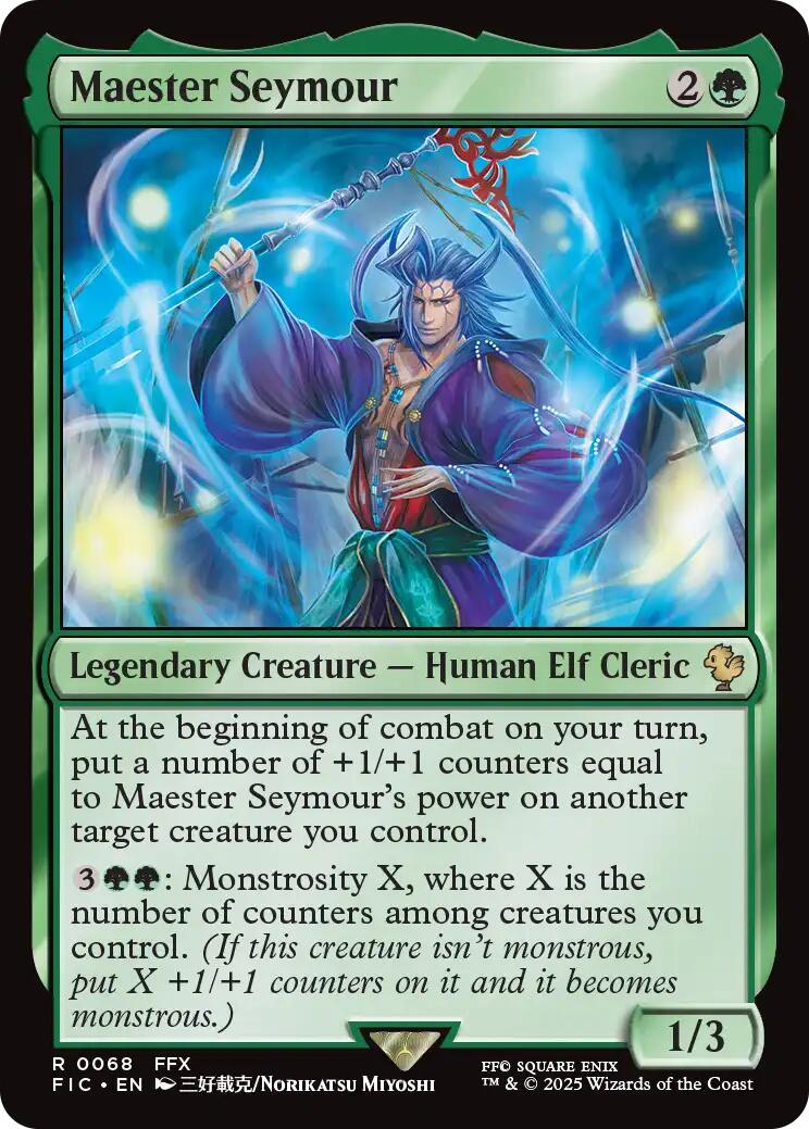 Maester Seymour (Surge Foil) [FINAL FANTASY Commander] | Good Games Cannington