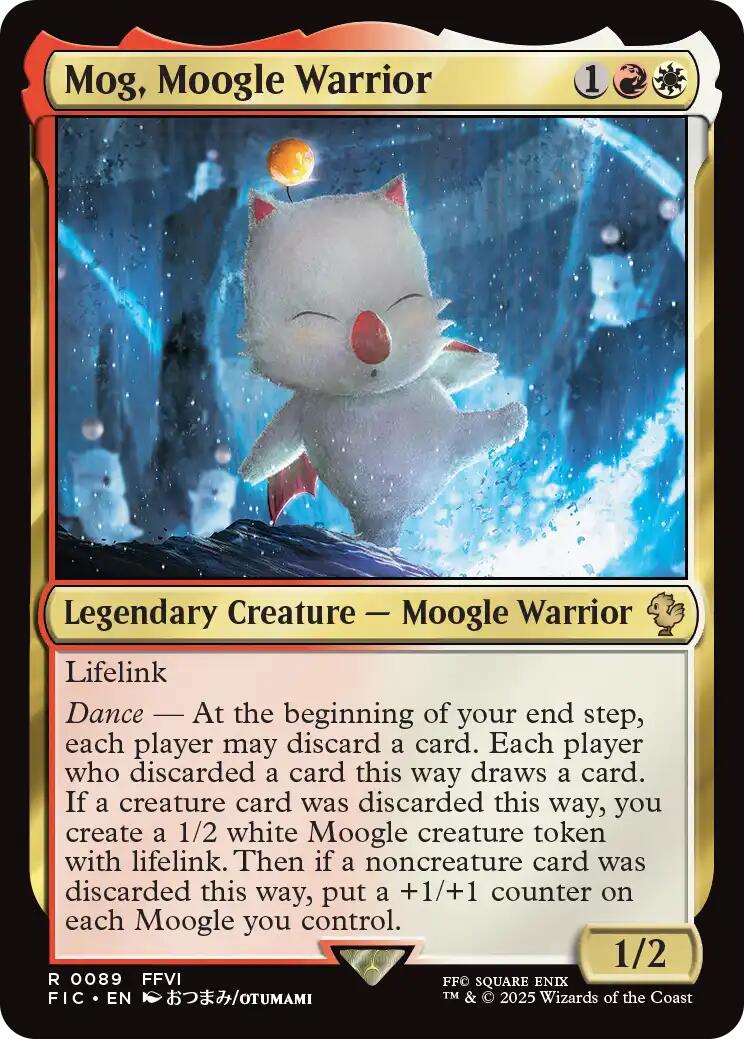 Mog, Moogle Warrior (Surge Foil) [FINAL FANTASY Commander] | Good Games Cannington