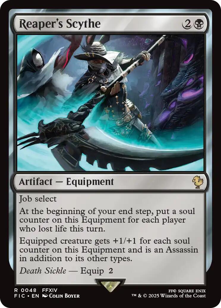 Reaper's Scythe (Surge Foil) [FINAL FANTASY Commander] | Good Games Cannington