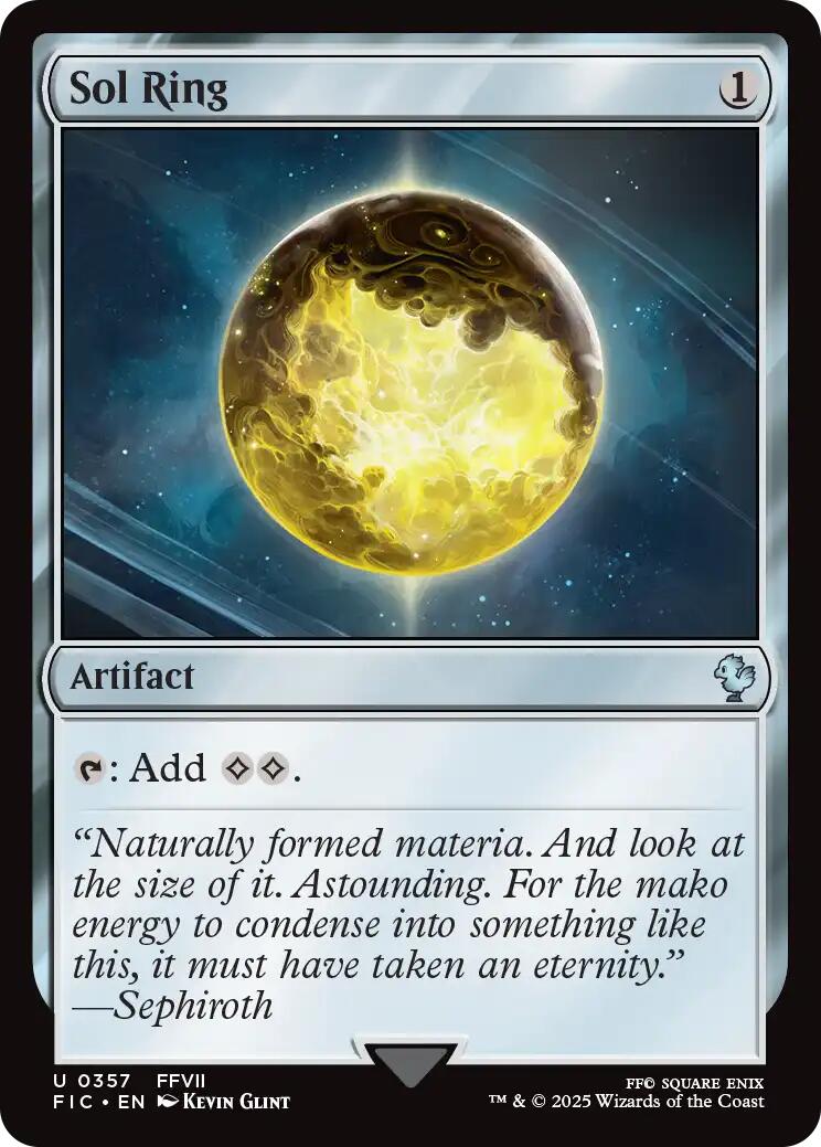 Sol Ring (0357) (Surge Foil) [FINAL FANTASY Commander] | Good Games Cannington