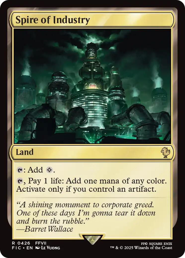 Spire of Industry (Surge Foil) [FINAL FANTASY Commander] | Good Games Cannington