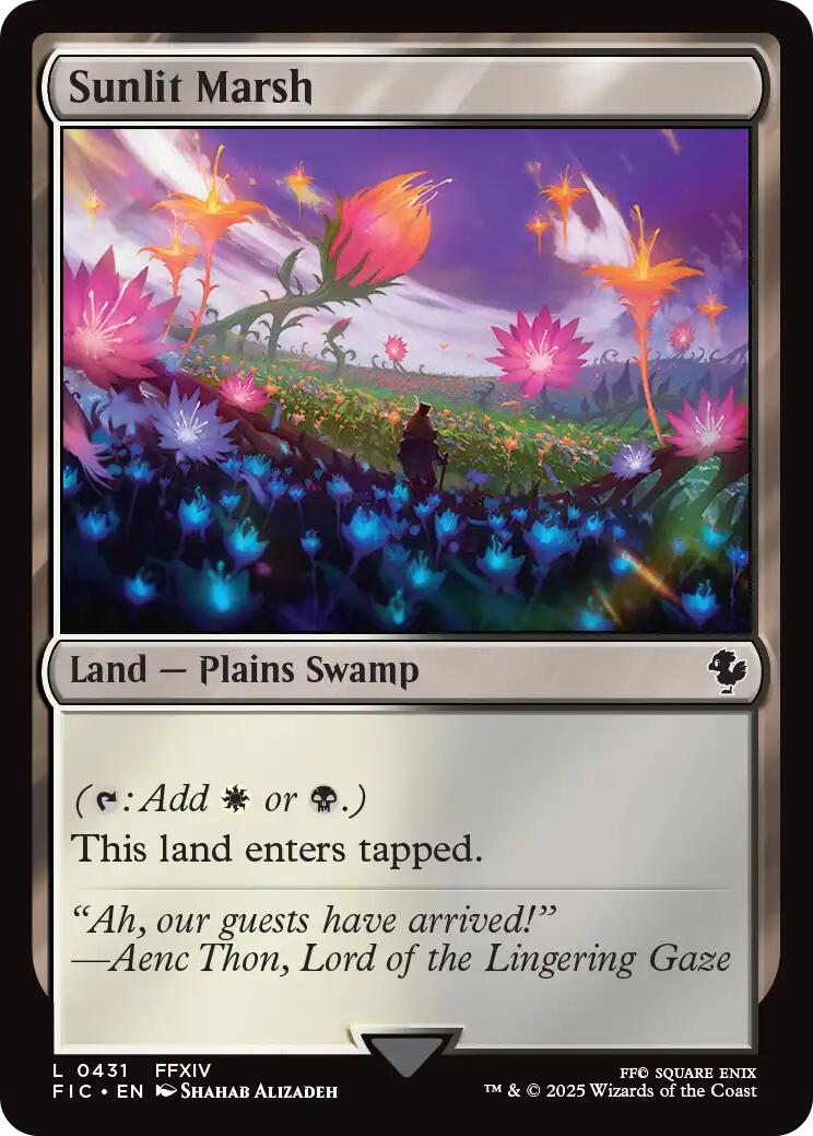 Sunlit Marsh (Surge Foil) [FINAL FANTASY Commander] | Good Games Cannington