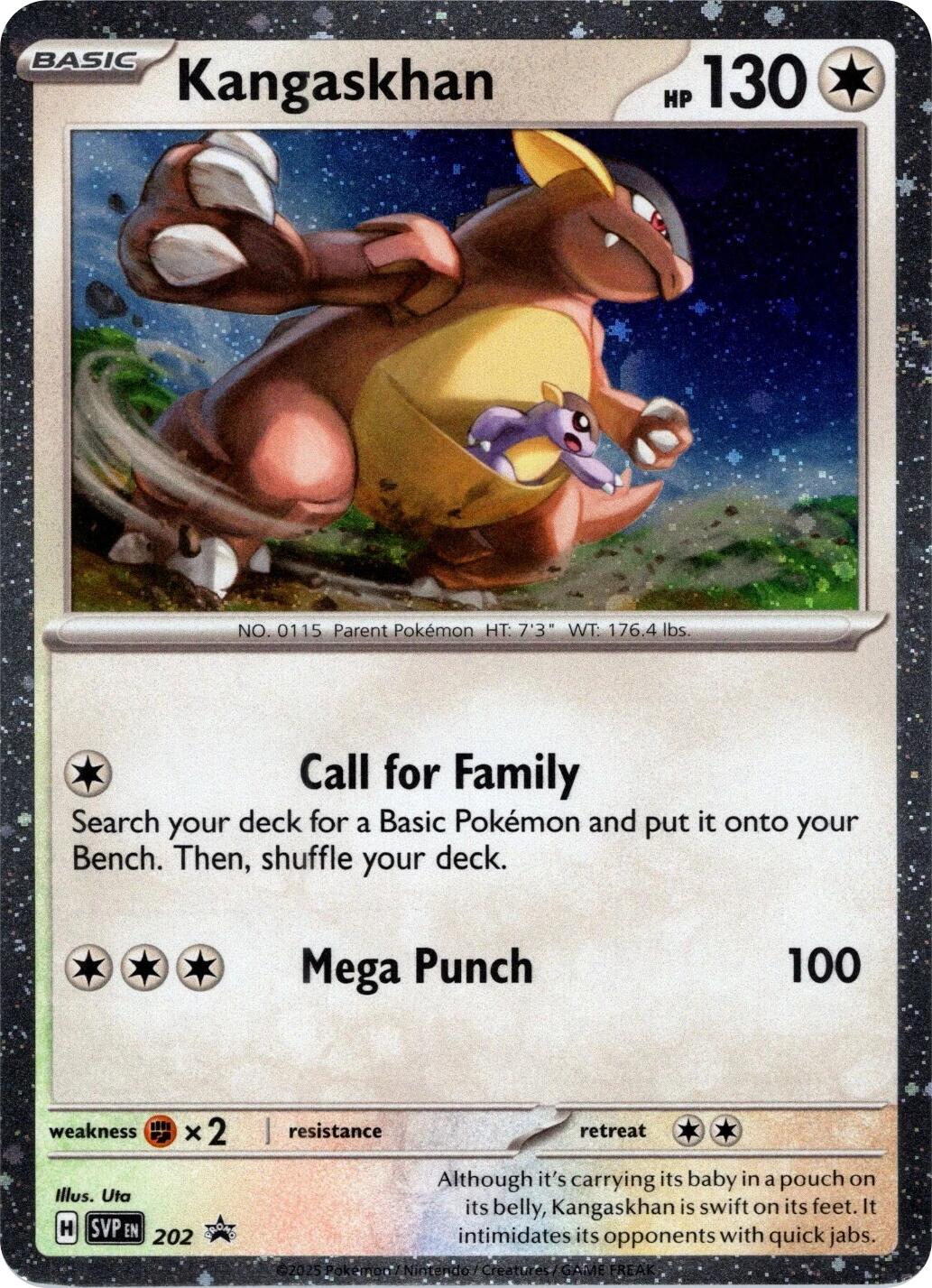 Kangaskhan (202) (Cosmos Holo) [Scarlet & Violet: Black Star Promos] | Good Games Cannington
