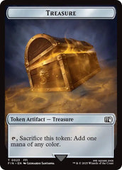 Clue // Treasure Double-Sided Token [FINAL FANTASY Commander Tokens] | Good Games Cannington