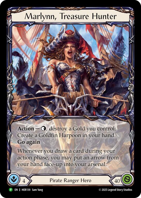 Marlynn, Treasure Hunter [HER139] (Promo)  Rainbow Foil | Good Games Cannington