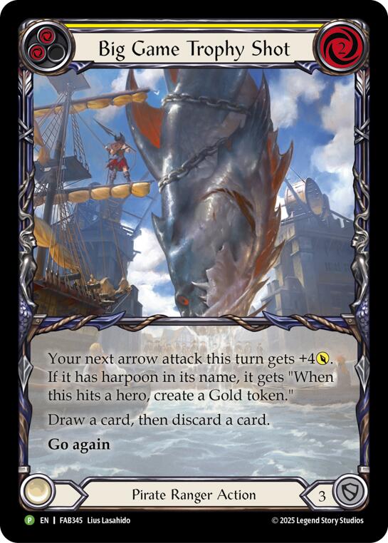 Big Game Trophy Shot [FAB345] (Promo)  Rainbow Foil | Good Games Cannington
