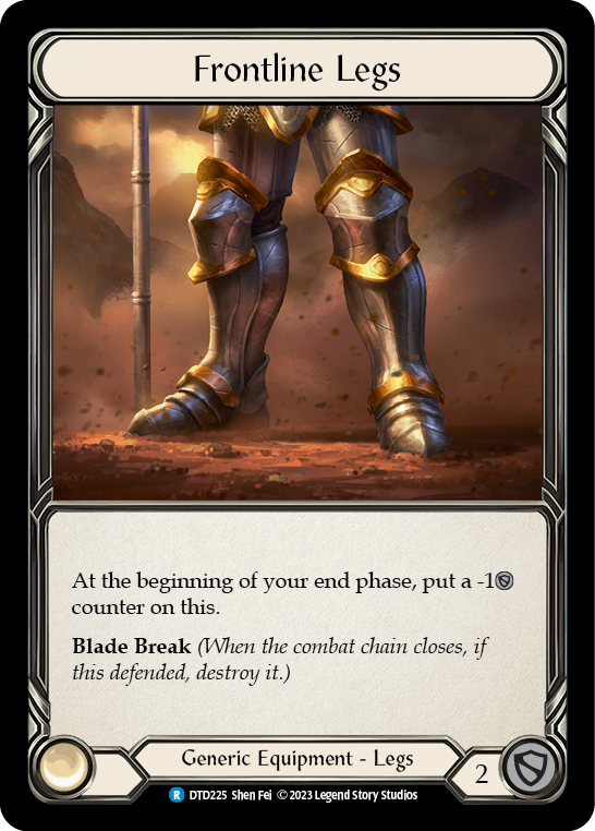 Frontline Legs [DTD225] (Dusk Till Dawn)  Cold Foil | Good Games Cannington