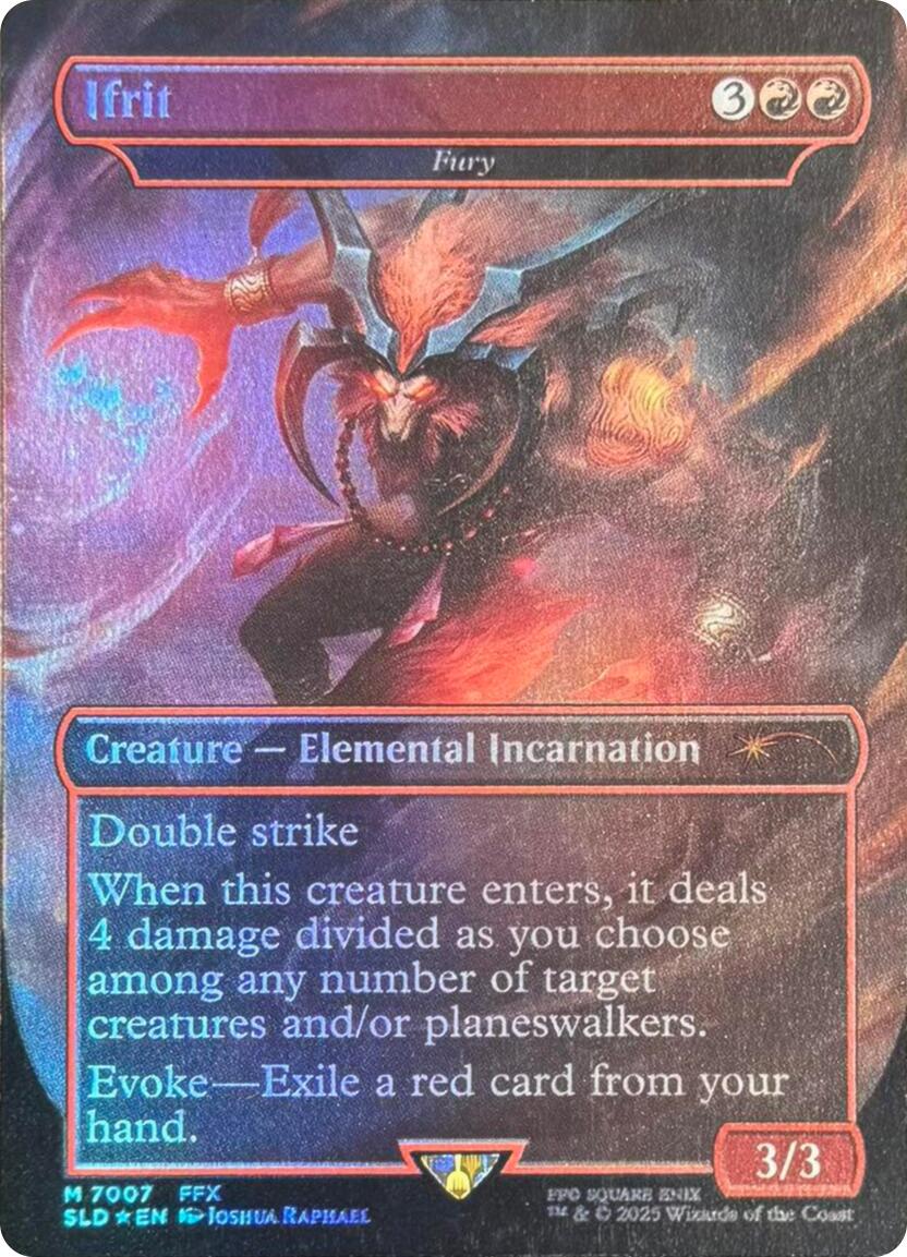 Ifrit - Fury (Rainbow Foil) [Secret Lair Drop Series] | Good Games Cannington