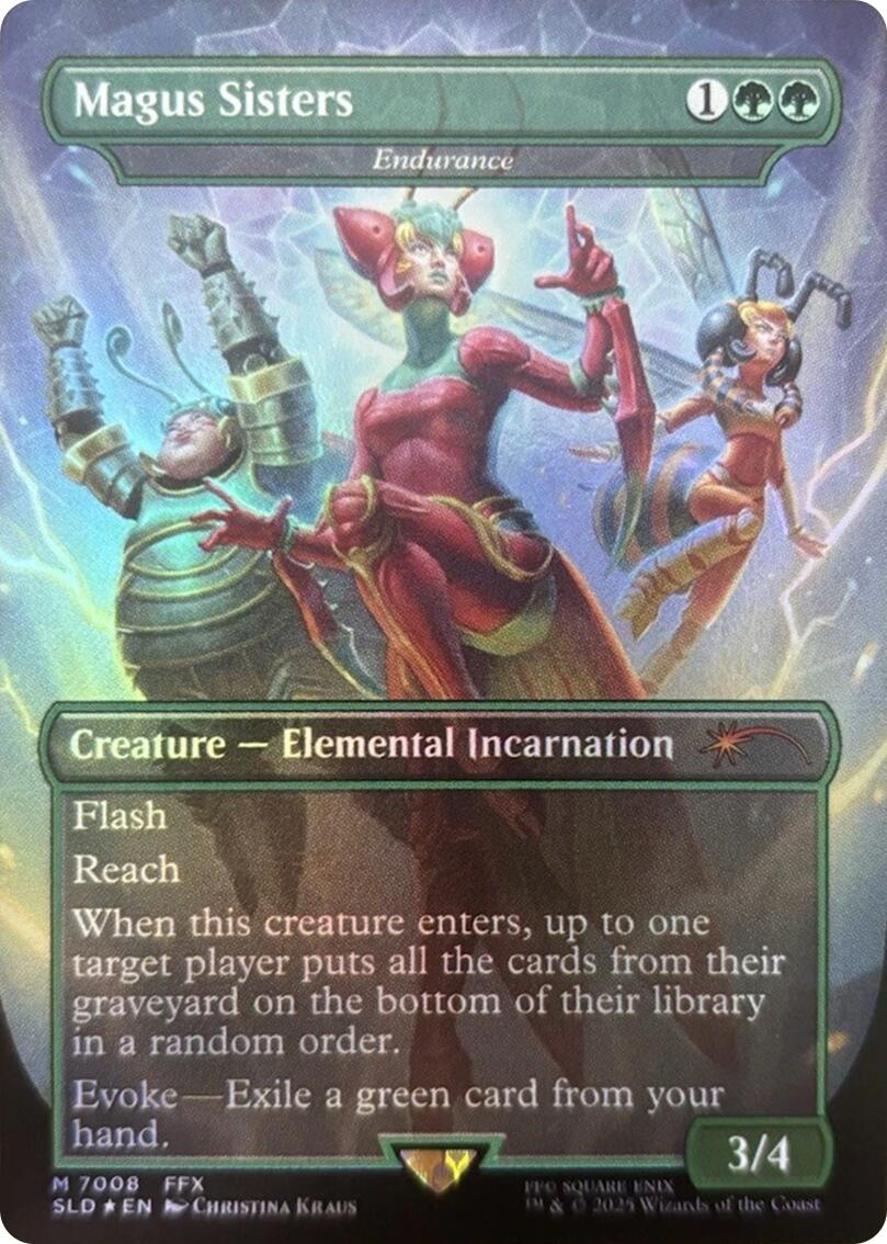 Magus Sisters - Endurance (Rainbow Foil) [Secret Lair Drop Series] | Good Games Cannington