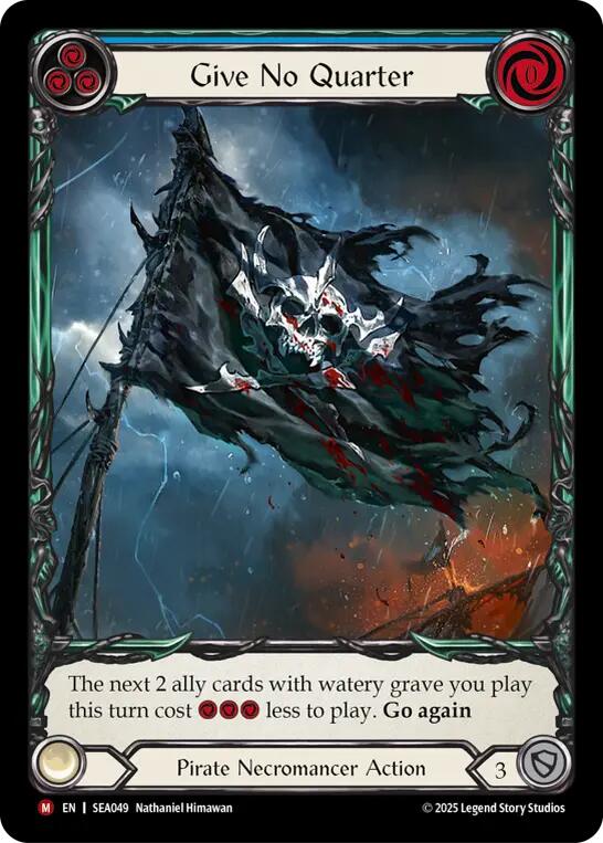 Give No Quarter (Extended Art) [SEA049] (High Seas)  Rainbow Foil | Good Games Cannington