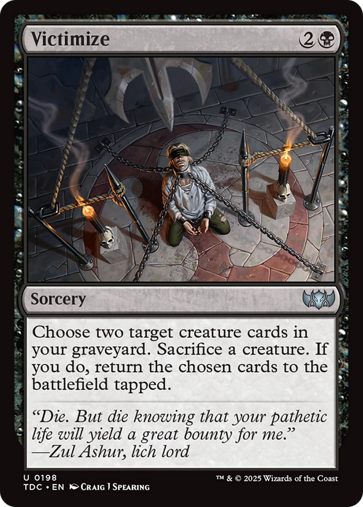 Victimize [Tarkir: Dragonstorm Commander] | Good Games Cannington