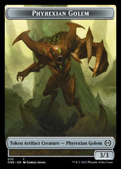 Phyrexian Golem Token [Phyrexia: All Will Be One Tokens] | Good Games Cannington