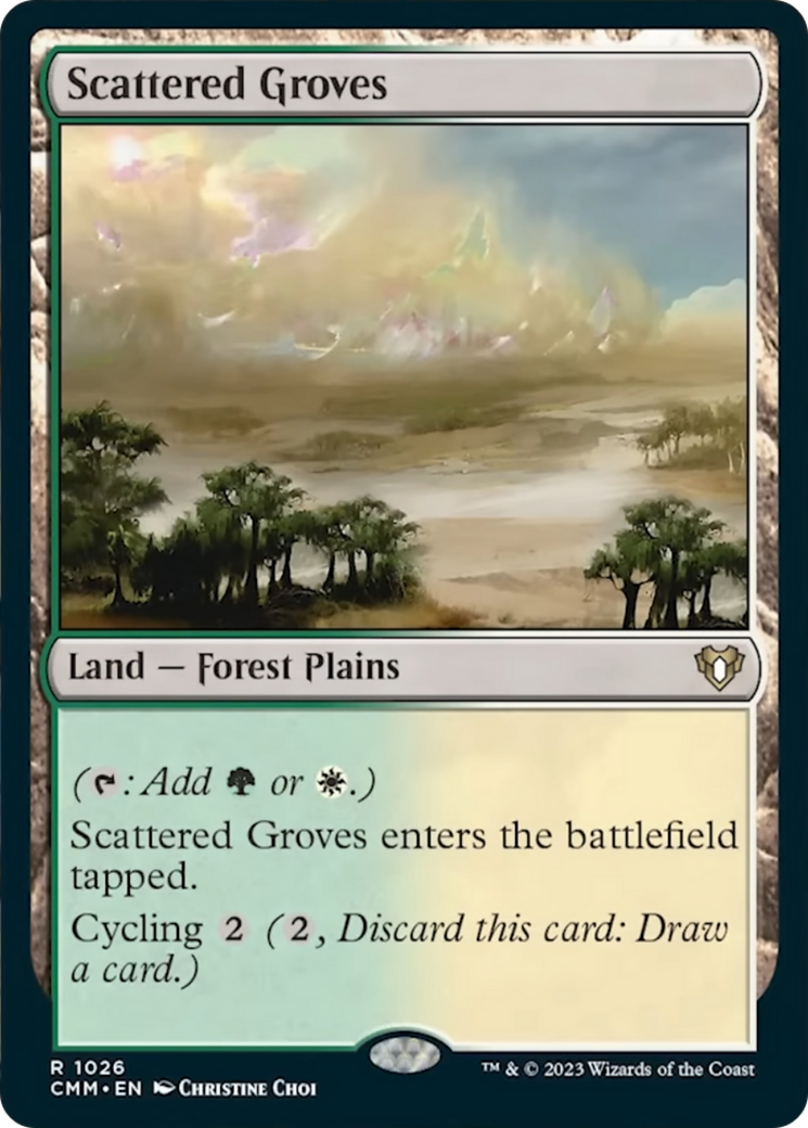 Scattered Groves [Commander Masters] | Good Games Cannington