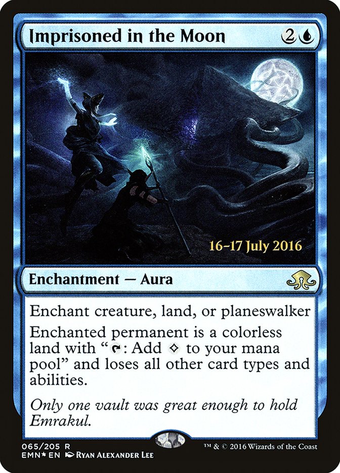 Imprisoned in the Moon [Eldritch Moon Prerelease Promos] | Good Games Cannington