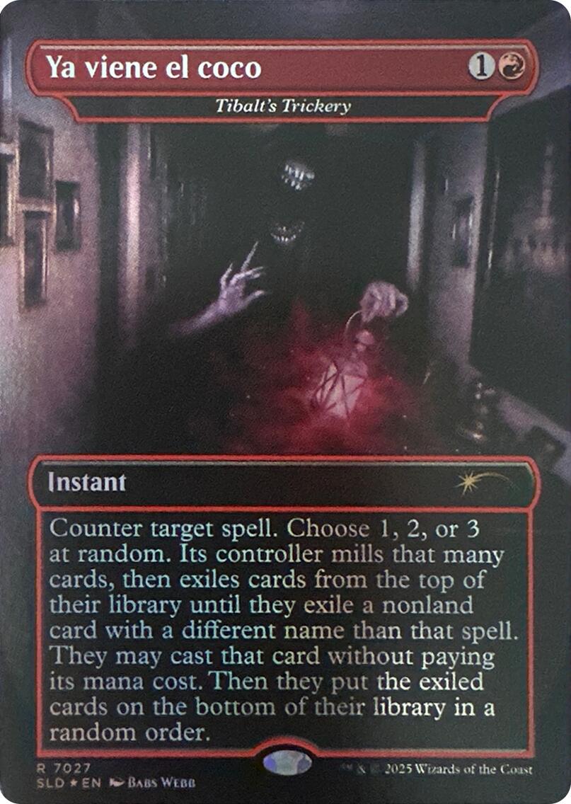Ya viene el coco - Tibalt's Trickery (Rainbow Foil) [Secret Lair Drop Series] | Good Games Cannington