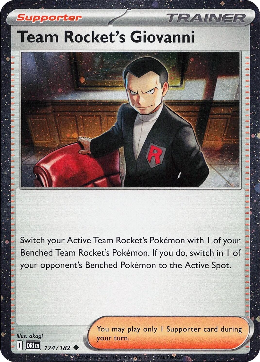 Team Rocket's Giovanni (174/182) (Cosmos Holo) [Miscellaneous Cards] | Good Games Cannington