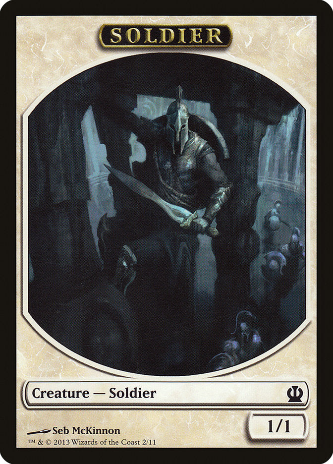 Soldier Token (2/11) [Theros Tokens] | Good Games Cannington