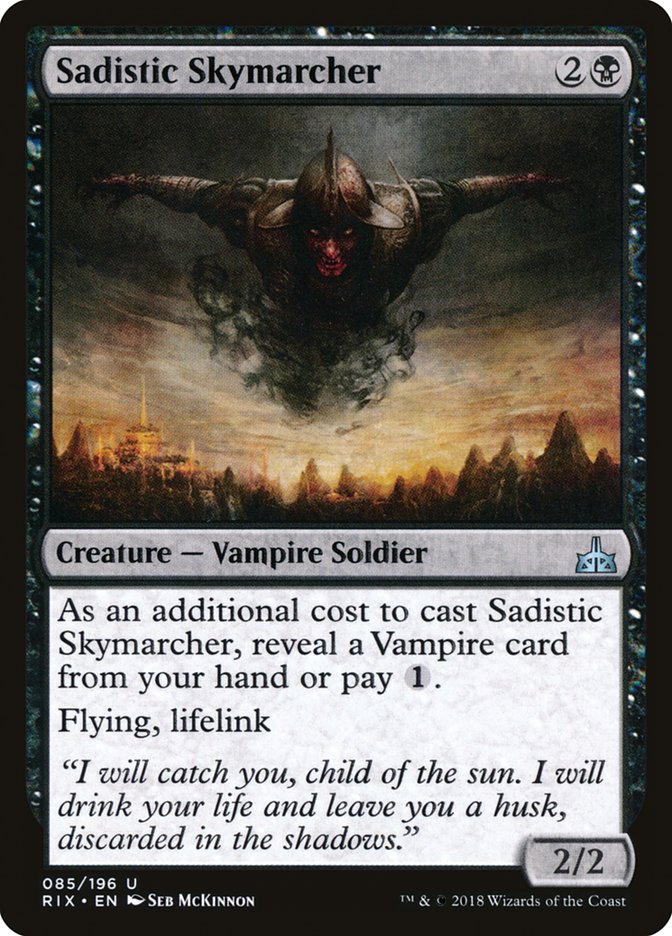 Sadistic Skymarcher 85/196 (Rivals of Ixalan)  | Good Games Cannington
