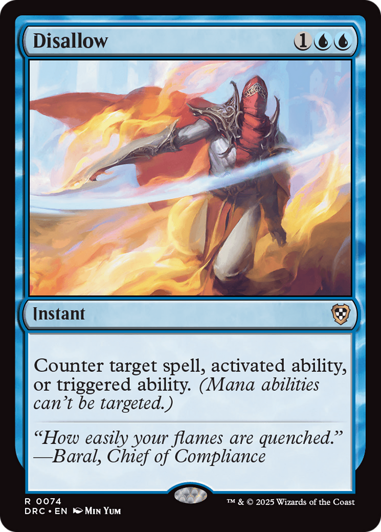 Disallow [Aetherdrift Commander] | Good Games Cannington