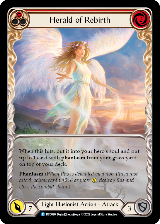 Herald of Rebirth (Red) [DTD020] (Dusk Till Dawn) | Good Games Cannington