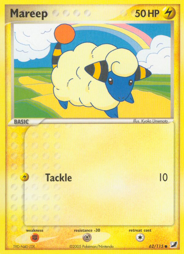 Mareep (62/115) [EX: Unseen Forces] | Good Games Cannington